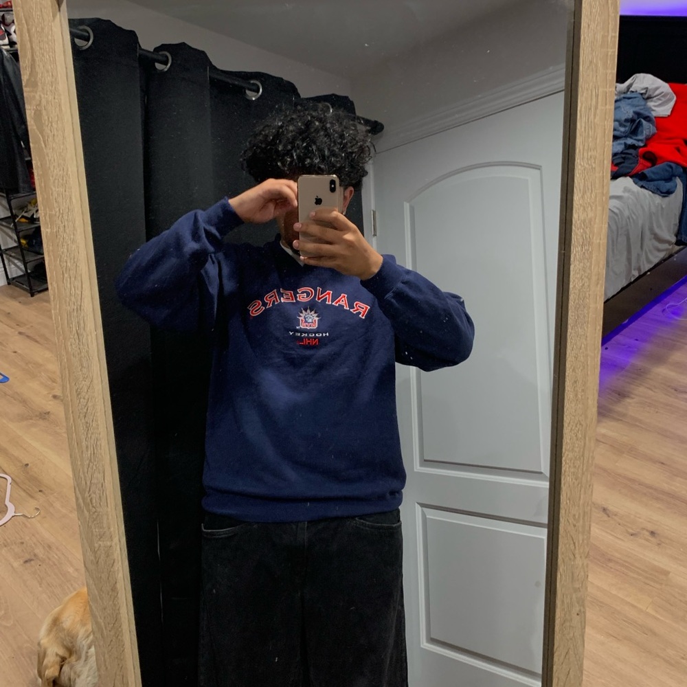 VINTAGE NHL RANGERS SWEATSHIRT SIZE